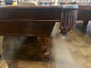 Used Gandy 8' pool table  leg detail