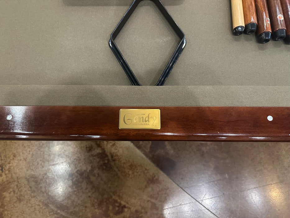Used Gandy 8' pool table ril