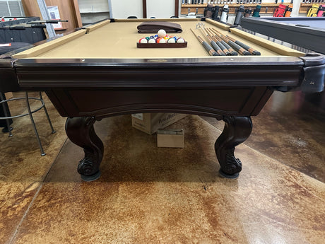 Used Olhausen Montrachet 9' Pool table end view