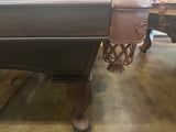 used Olhausen Americana 7' pool table leg detail