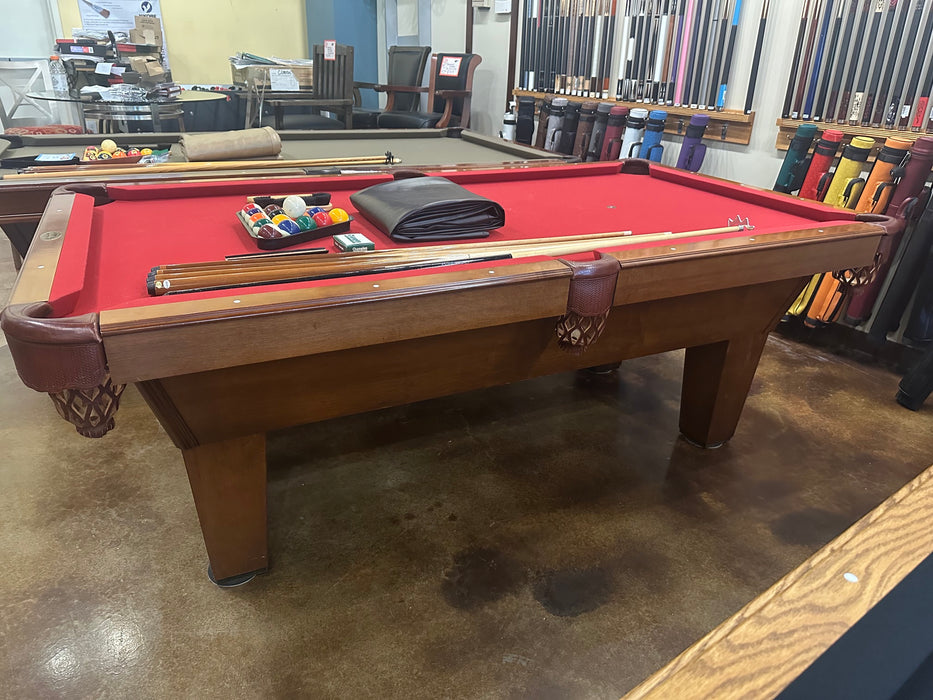 used olhausen sheraton 7' pool table side