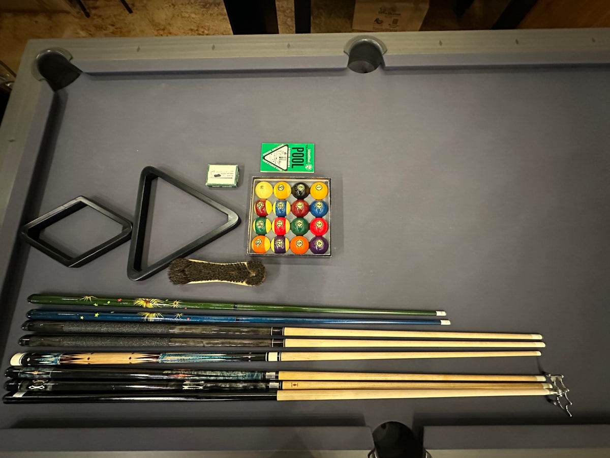 used olhausen west end 8' pool table accessories