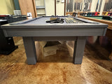 used olhausen west end 8' pool table end view