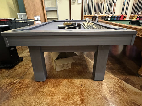 used olhausen west end 8' pool table end view