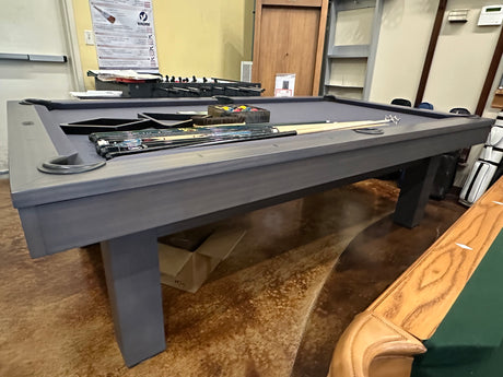 used olhausen west end 8' pool table side view