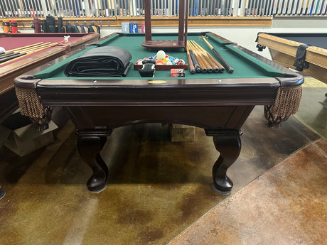 Used Olhausen Eclipse 8' Cherry pool table end