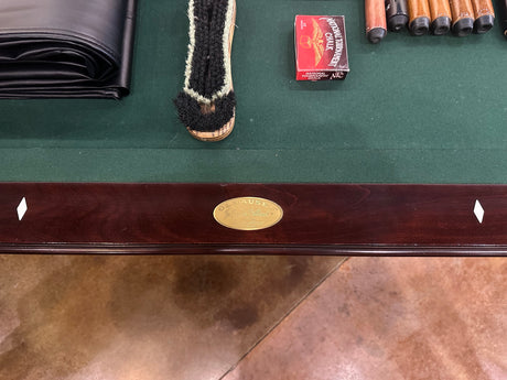 Used Olhausen Eclipse 8' Cherry pool table logo