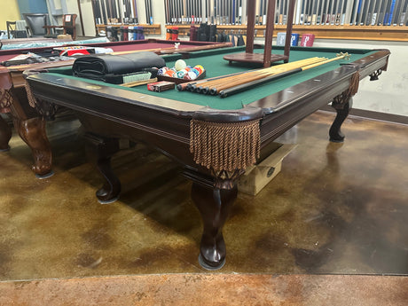 Used Olhausen Eclipse 8' Cherry pool table main