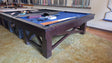 Used plank and hide 8' McCormick pool table smokehouse finish main
