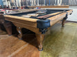 Used proline 8' pool table oak wood