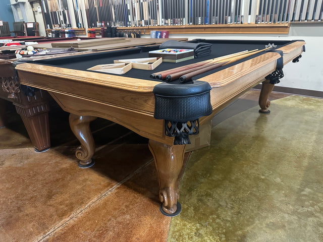 Used proline 8' pool table oak wood