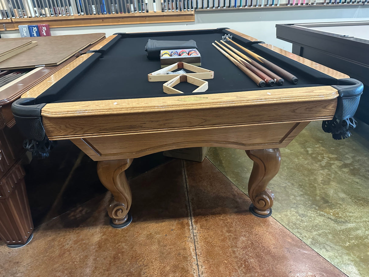 Used Proline 8' Oak Pool Table