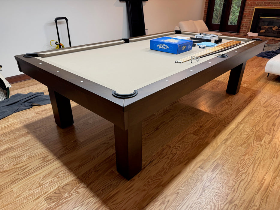 west end pool table espresso finish 2
