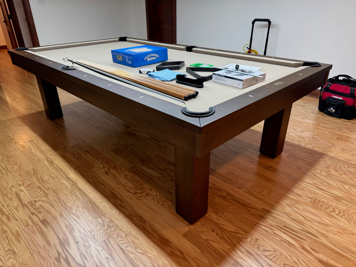 west end pool table espresso finish 3