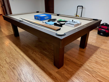 west end pool table espresso finish 3