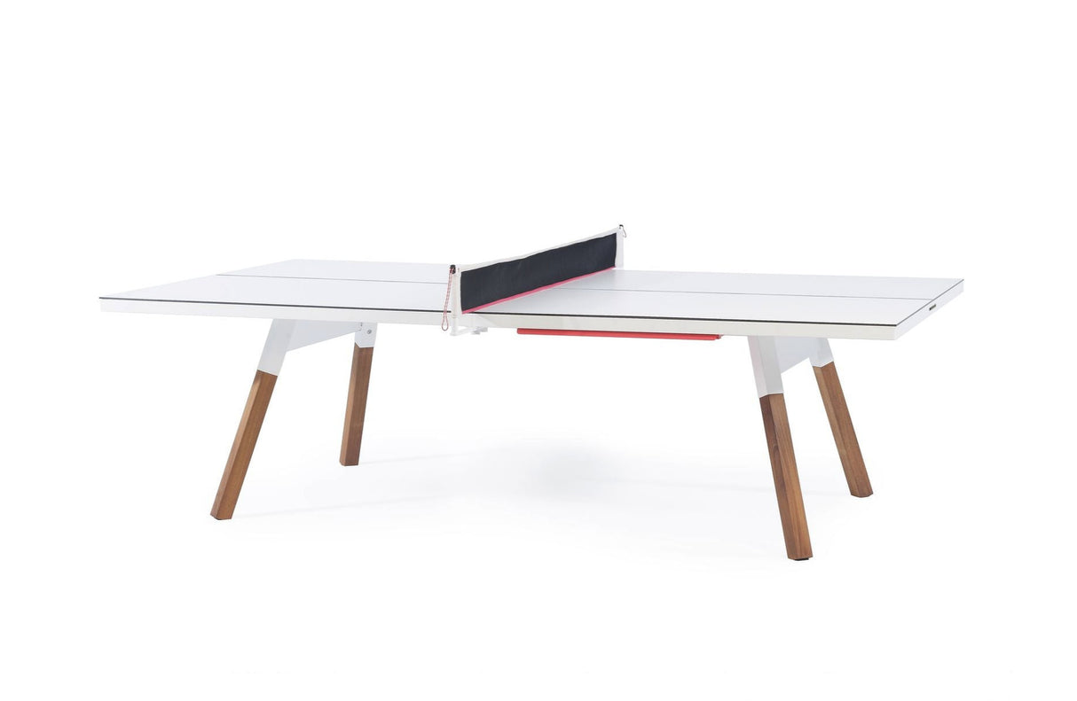 You and Me Ping Pong Table white stock