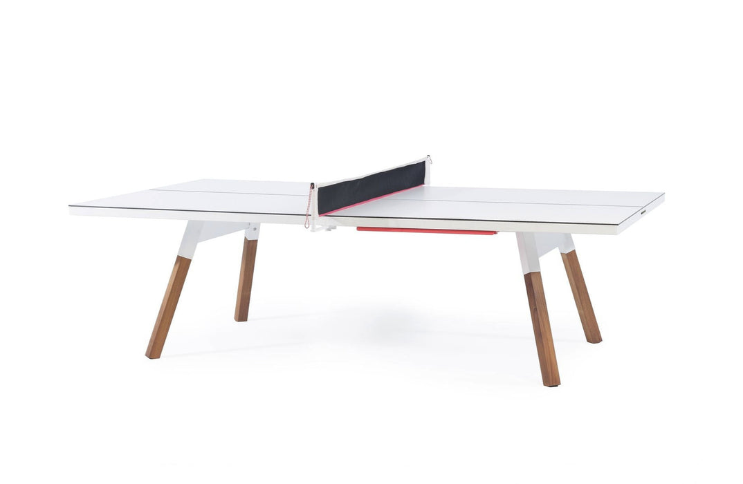 You and Me Ping Pong Table white stock