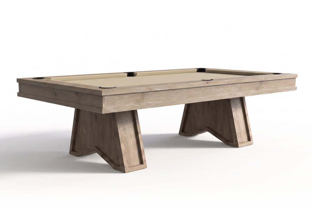 American Heritage Ann Arbor 8' pool table natural ash finish stock
