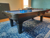 olhausen annabelle pool table satin ebony with drawer