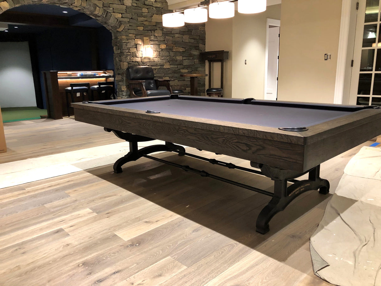 brunswick birmingham pool table in room