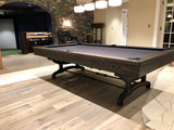 brunswick birmingham pool table in room