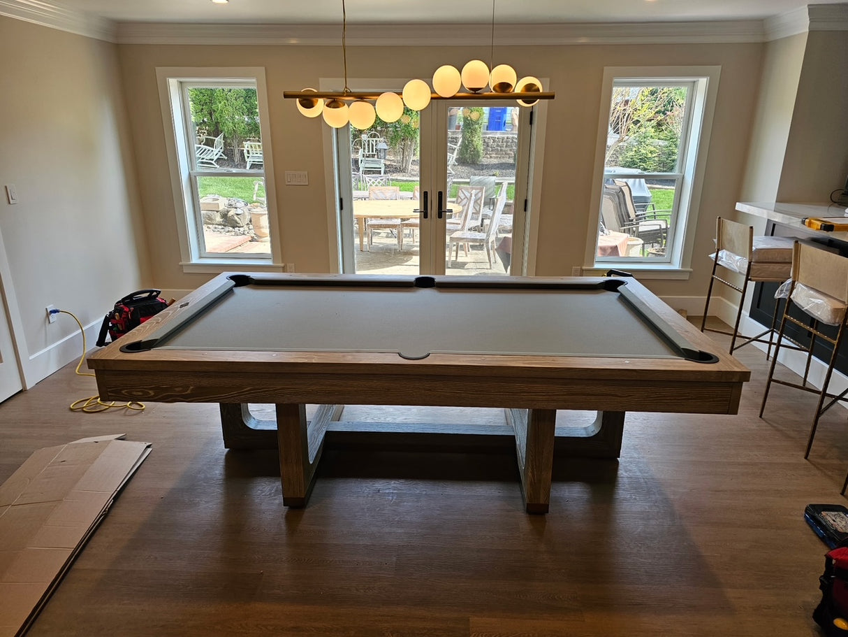 brunswick matanza pool table 8' room side