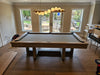 brunswick matanza pool table 8' room side