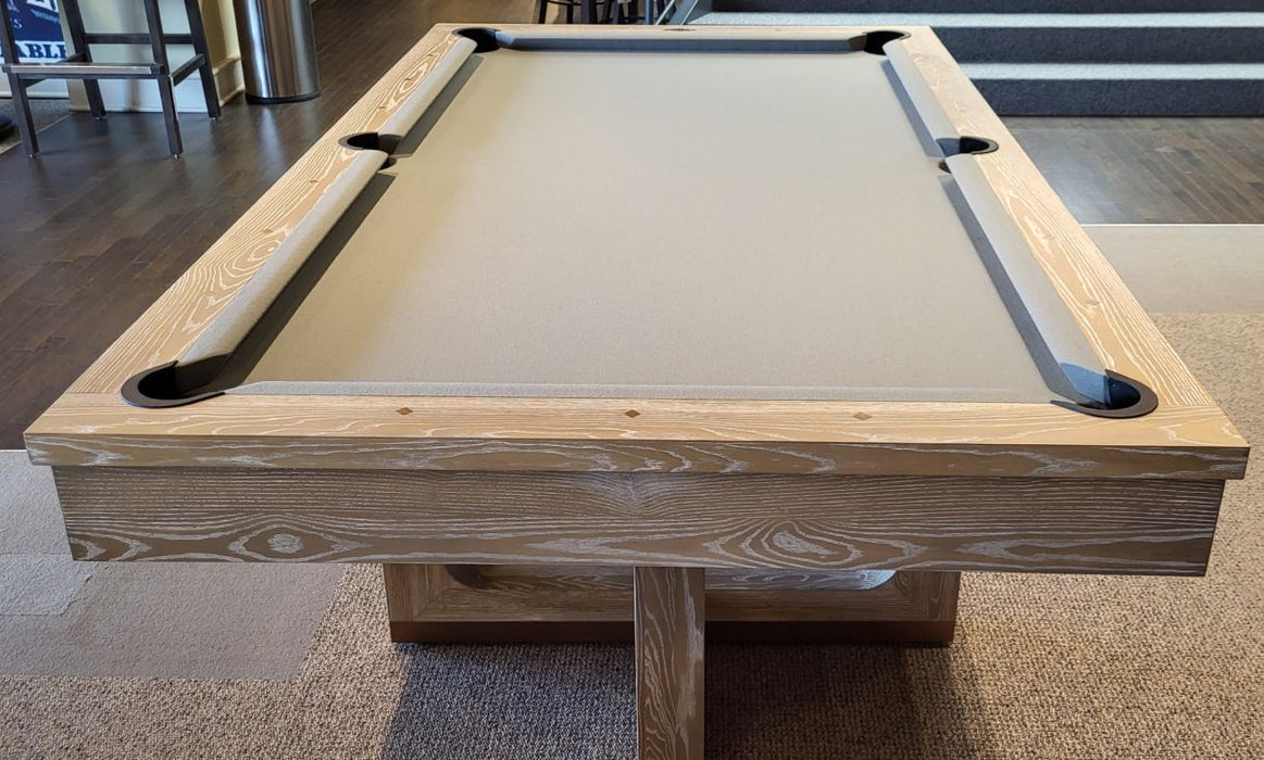 brunswick matanza pool table end view detail