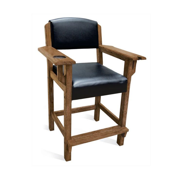 brunswick traditional player's chair rustic dark brown stock
