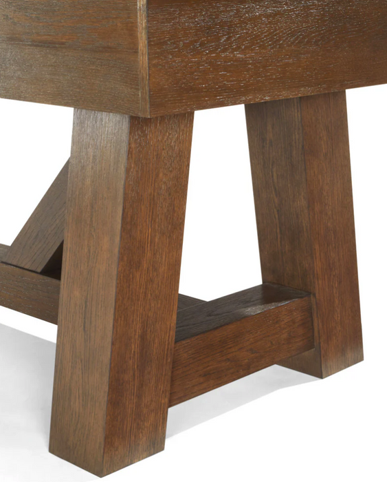 brunswick botanic shuffleboard table rustic dark brown legs