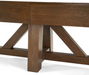 brunswick botanic shuffleboard table rustic dark brown middle legs