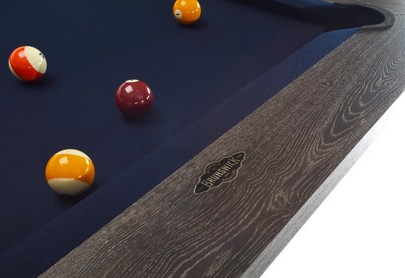 brunswick brescia pool table rail detail
