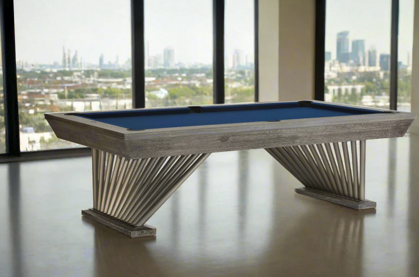 brunswick brescia pool table room stock