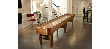 brunswick concord shuffleboard chestnut room setting