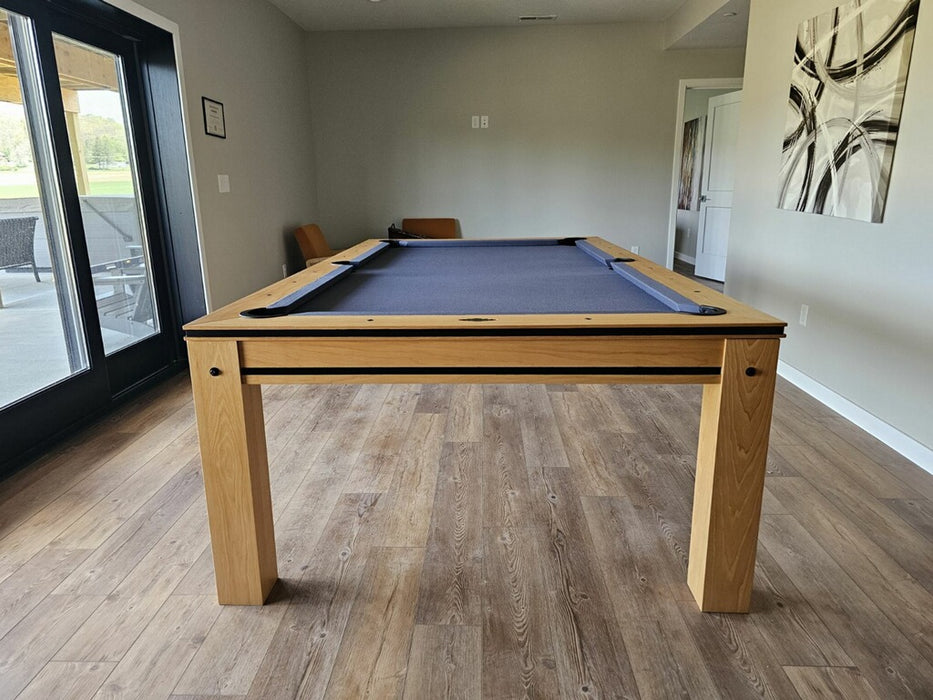 Brunswick Hickory Pool Table end