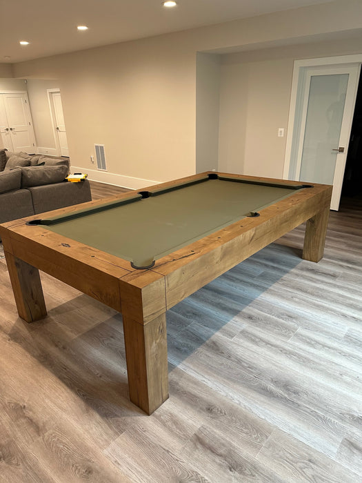 brunswick parsons pool table natural oak room 2