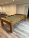 brunswick parsons pool table natural oak room 2