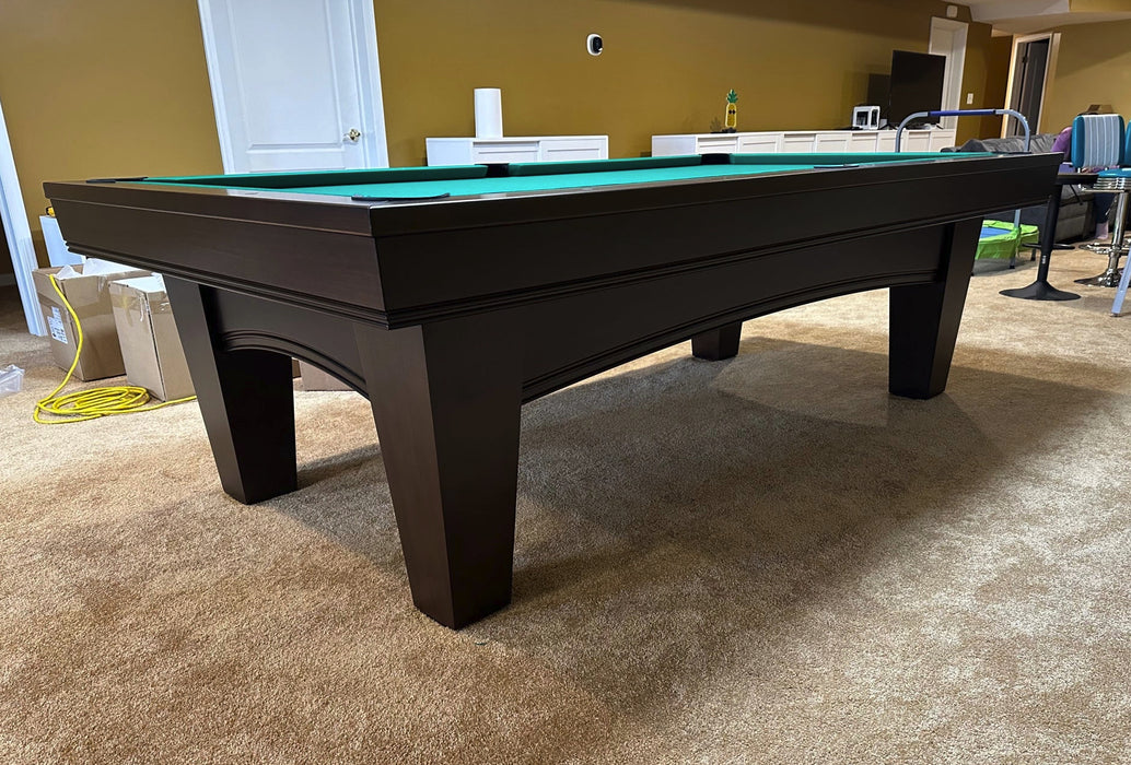 brunswick winfield pool table espresso room main