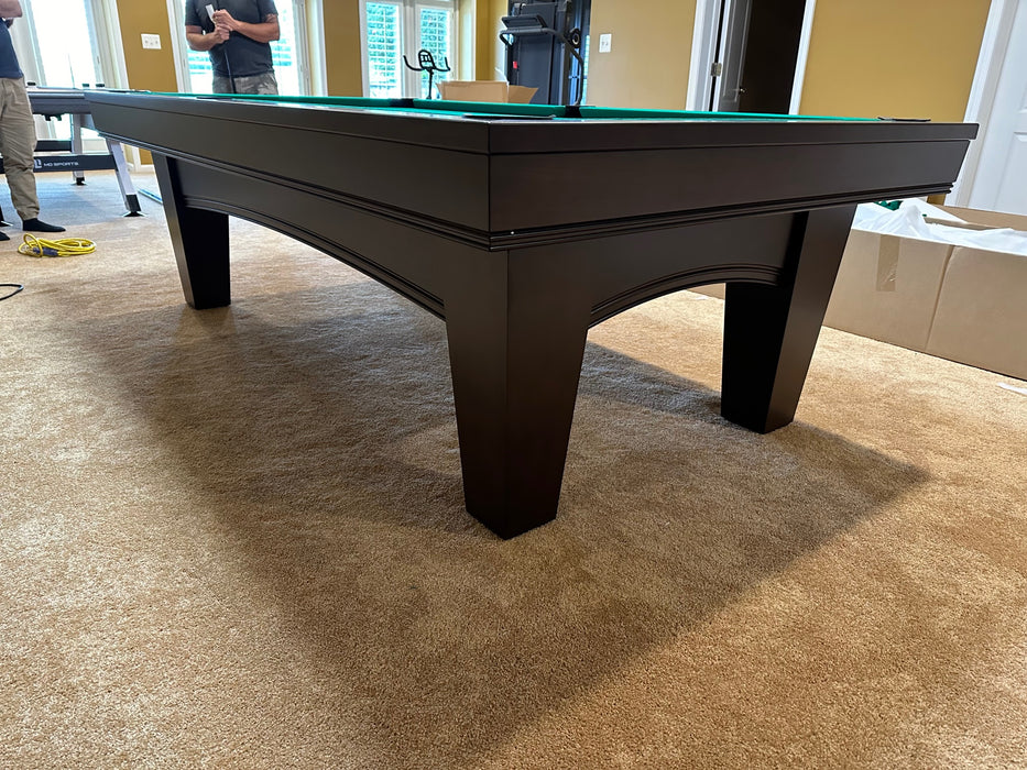 brunswick winfield pool table espresso room legs