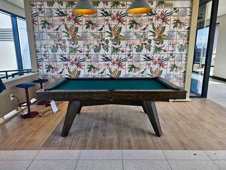 california house 7' austin pool table dc side view