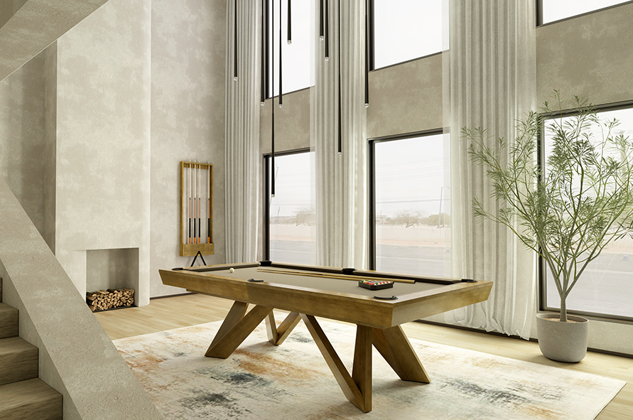 california house vista pool table game room 2