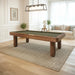California house basecamp pool table truffle finish stock