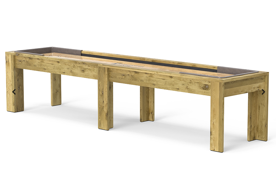 california house district shuffleboard rustic white oak