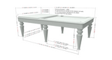 Canada Billiard Venus Dining Pool Table