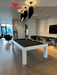  dream pool table white lacquer finish room