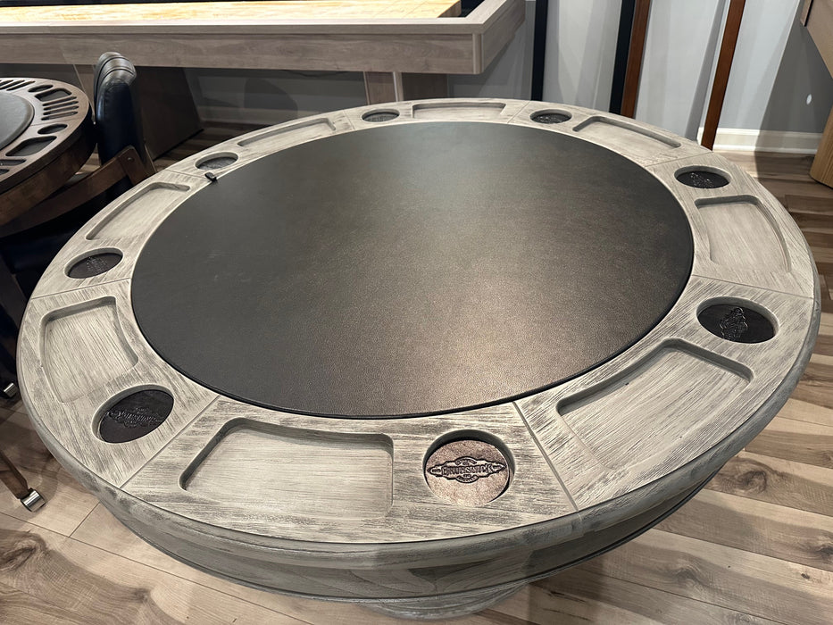 Brunswick Centennial Game Table Rustic Grey Floor Sample