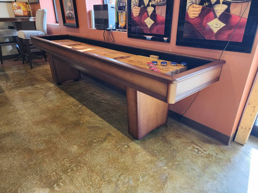 olhausen used 9' york shuffleboard table main