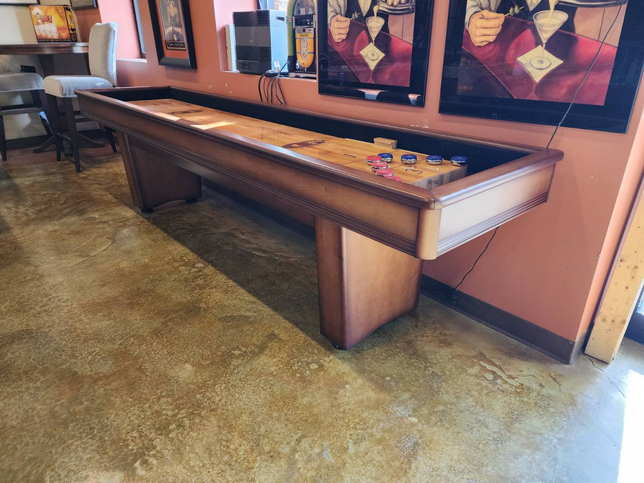 olhausen used 9' york shuffleboard table main