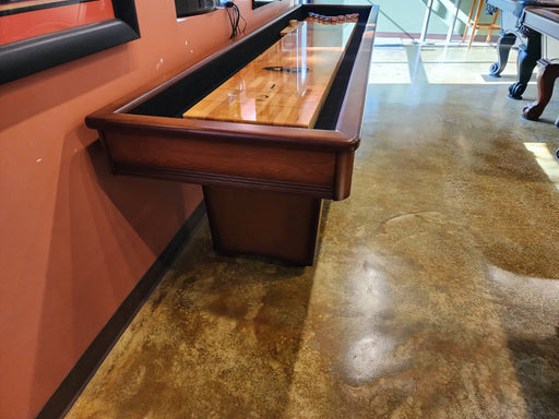 olhausen used 9' york shuffleboard table end