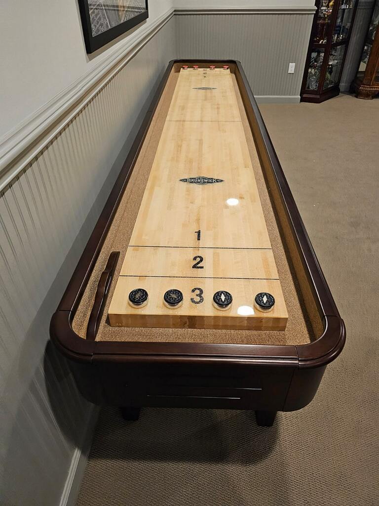 Brunswick Andover II Shuffleboard Table – Robbies Billiards & Game